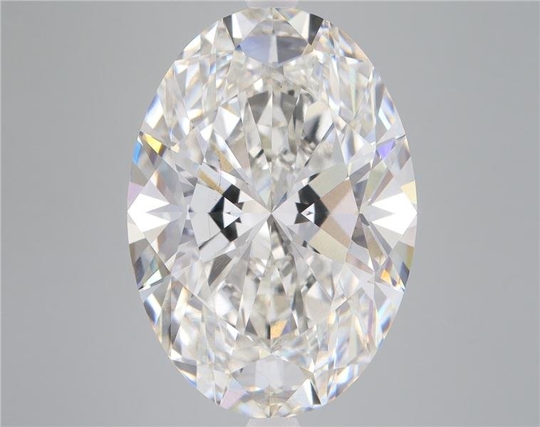 11.48ct H VS2 Rare Carat Ideal Cut Oval Lab Grown Diamond