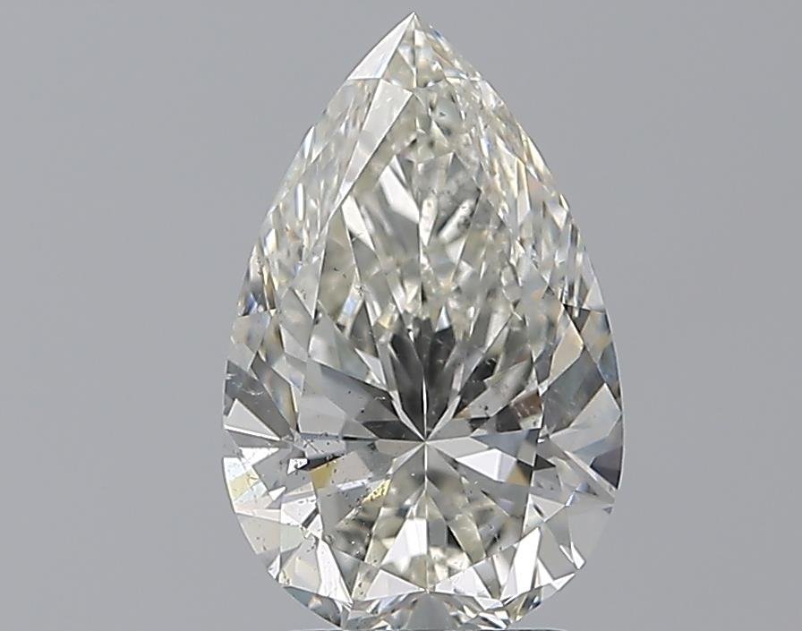 2.51ct J SI2 Rare Carat Ideal Cut Pear Diamond