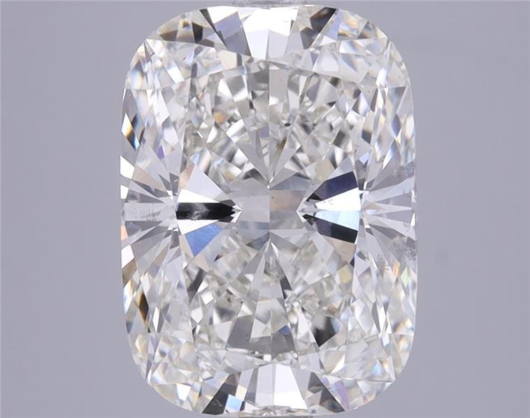 4.13ct H SI1 Rare Carat Ideal Cut Cushion Lab Grown Diamond