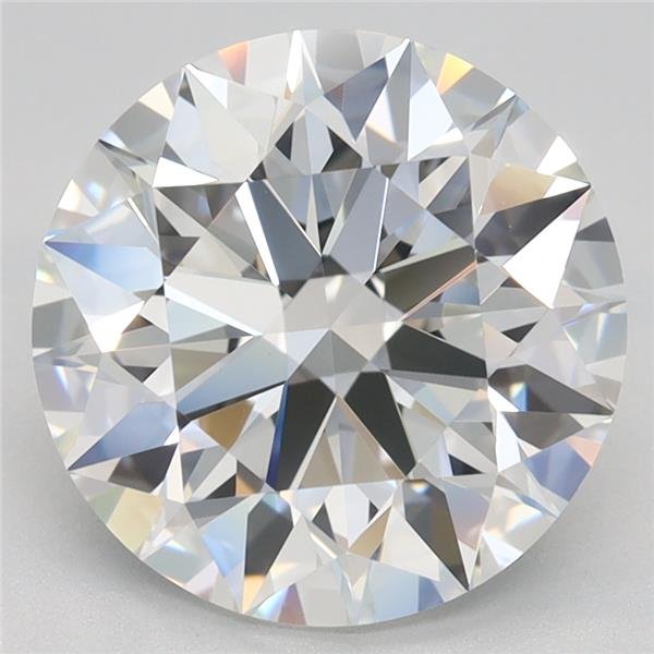 3.37ct E VVS1 Rare Carat Ideal Cut Round Lab Grown Diamond