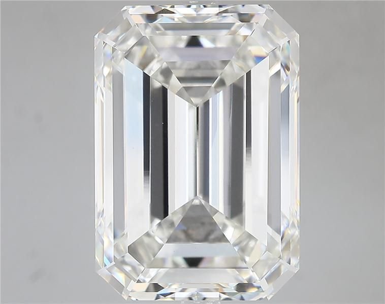 15.33ct F VVS2 Rare Carat Ideal Cut Emerald Lab Grown Diamond