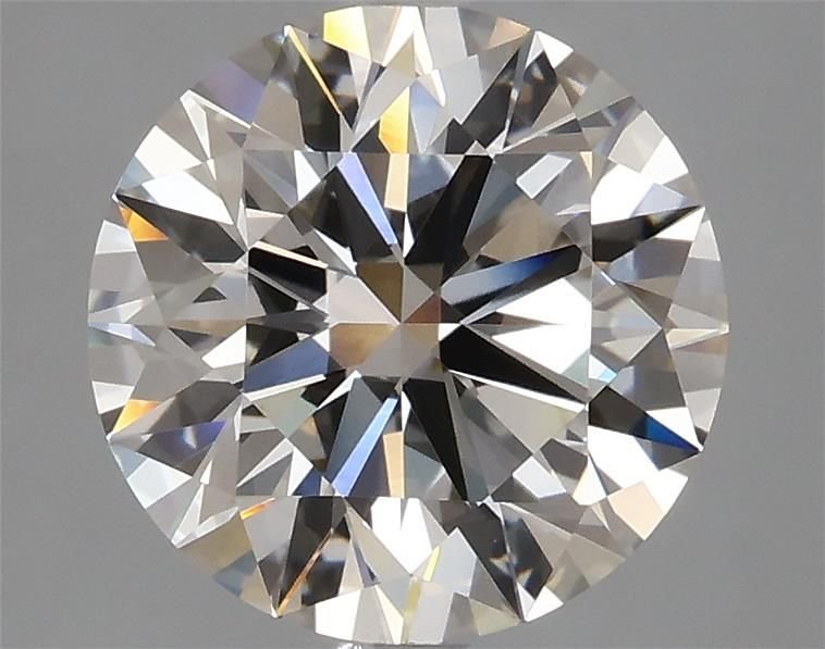 3.31ct H VVS2 Rare Carat Ideal Cut Round Lab Grown Diamond