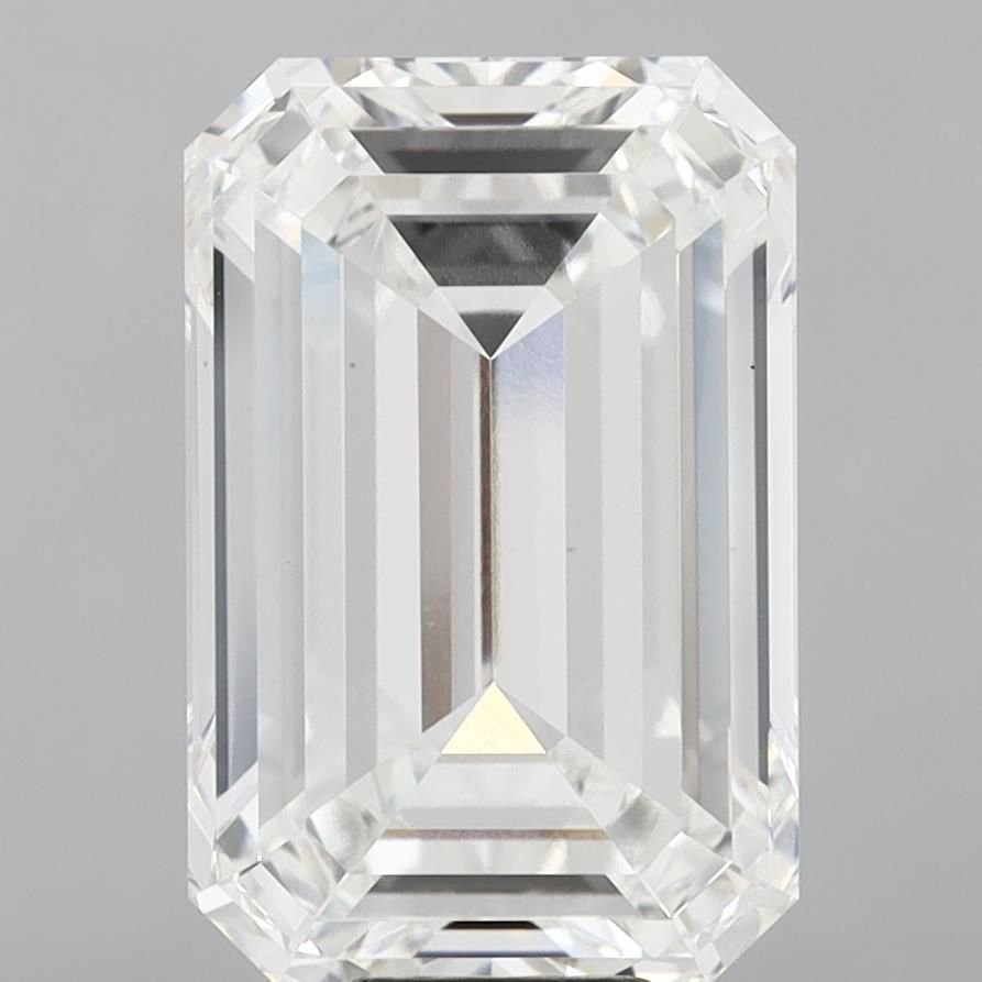 15.53ct F VS1 Rare Carat Ideal Cut Emerald Lab Grown Diamond