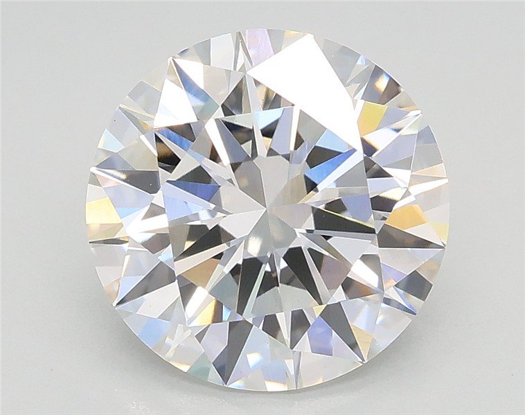 3.03ct E VVS2 Excellent Cut Round Lab Grown Diamond
