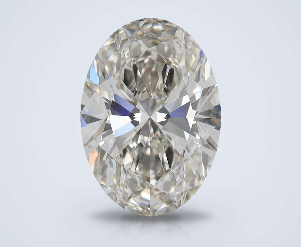 3.66 Carat Oval Lab Diamond