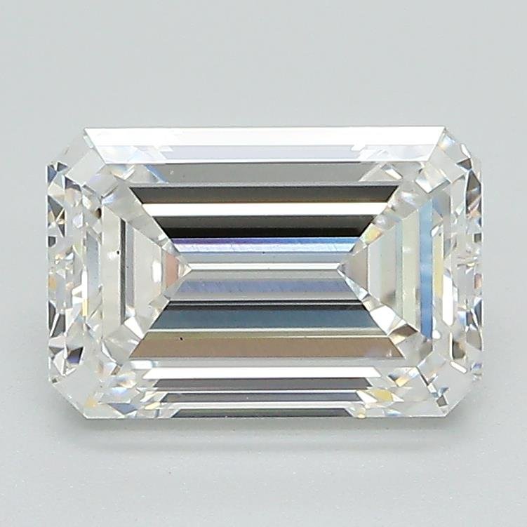 2.06ct E VS1 Excellent Cut Emerald Lab Grown Diamond