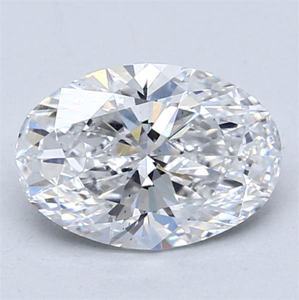 1.51ct D VS2 Rare Carat Ideal Cut Oval Lab Grown Diamond