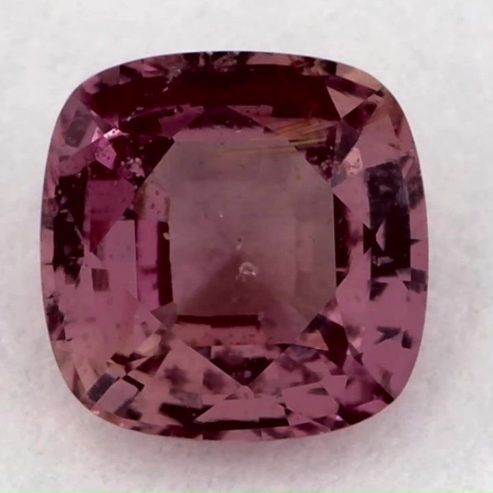 1.00 Carat Pink Cushion Sapphire