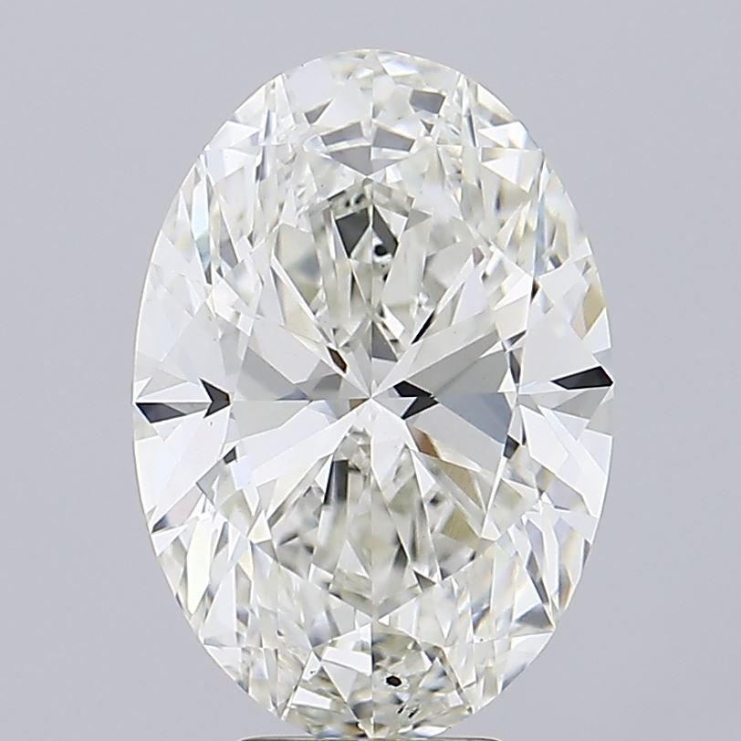 6.08ct H SI1 Rare Carat Ideal Cut Oval Lab Grown Diamond