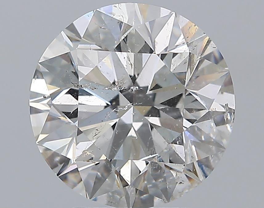 4.01ct F SI2 Excellent Cut Round Diamond