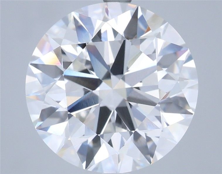 6.04 Carat Round Lab Diamond
