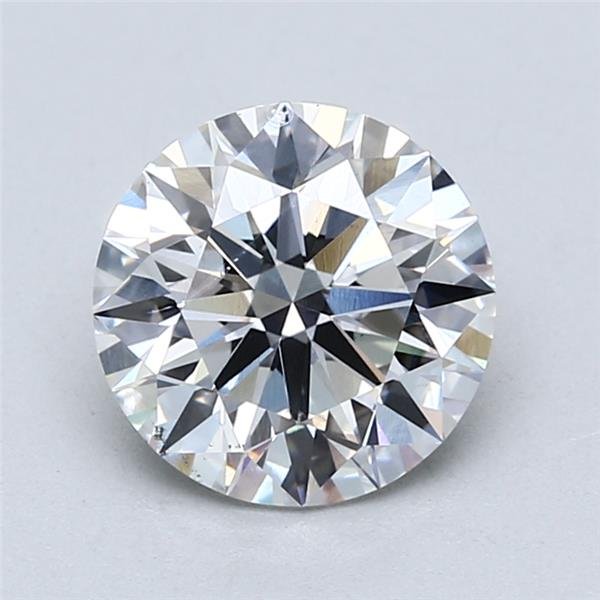 2.01ct D VS2 Rare Carat Ideal Cut Round Lab Grown Diamond