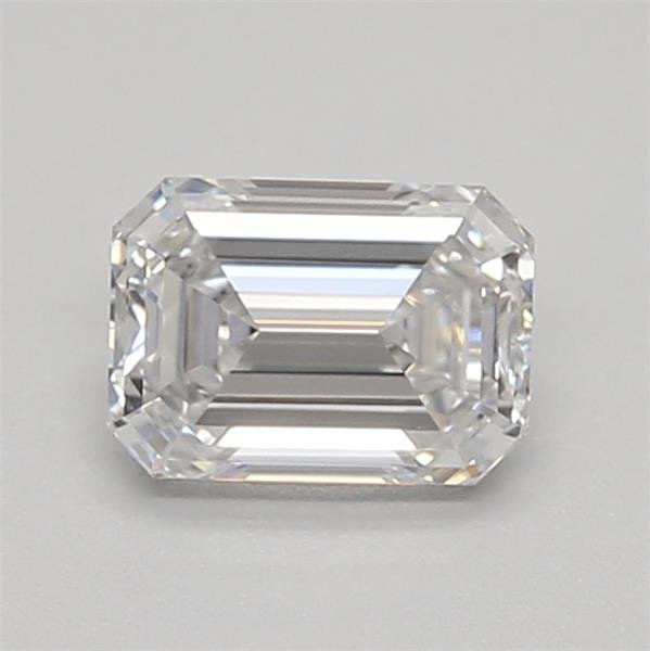 0.68ct D VVS2 Rare Carat Ideal Cut Emerald Lab Grown Diamond