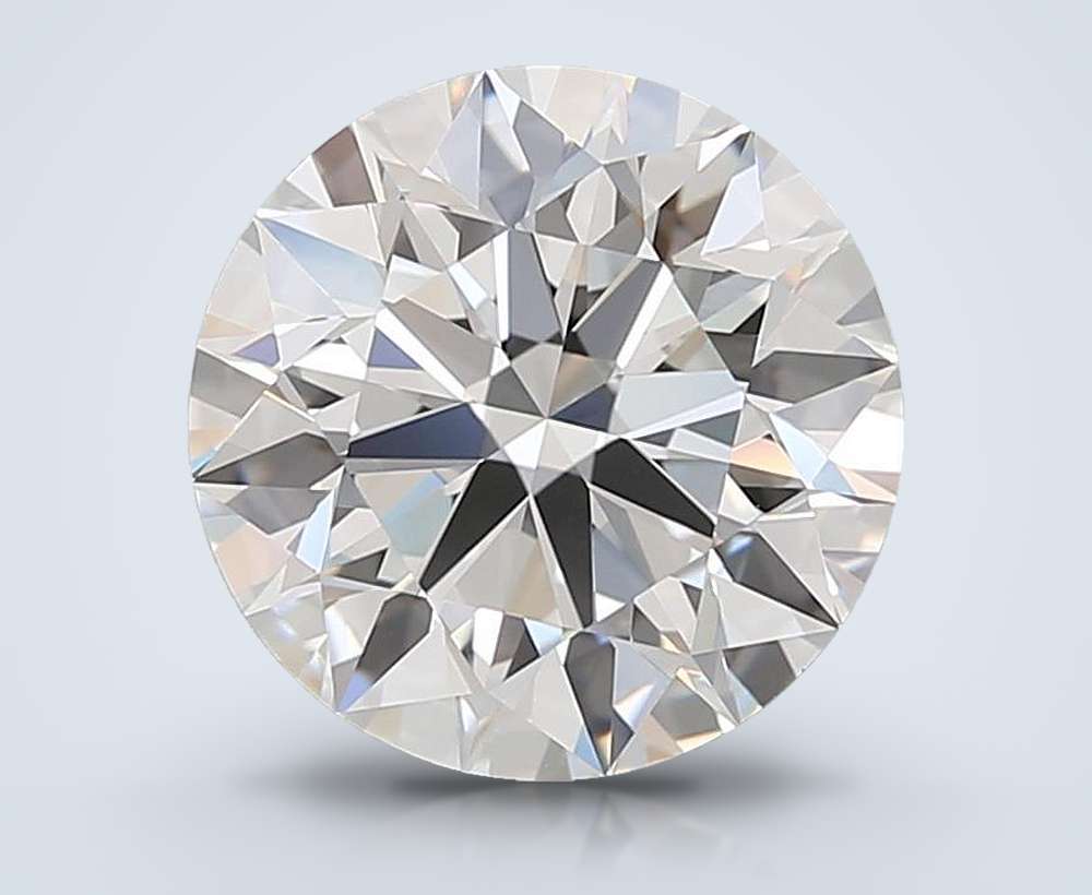4.02 Carat Round Lab Diamond