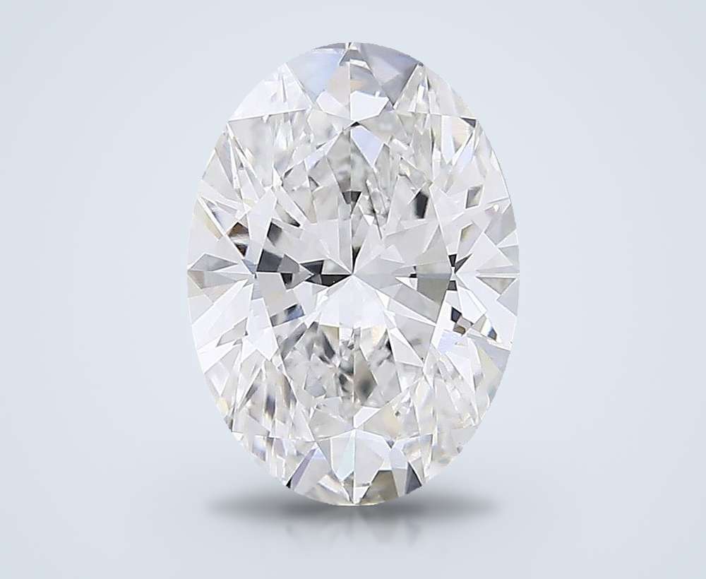 6.88 Carat Oval Lab Diamond