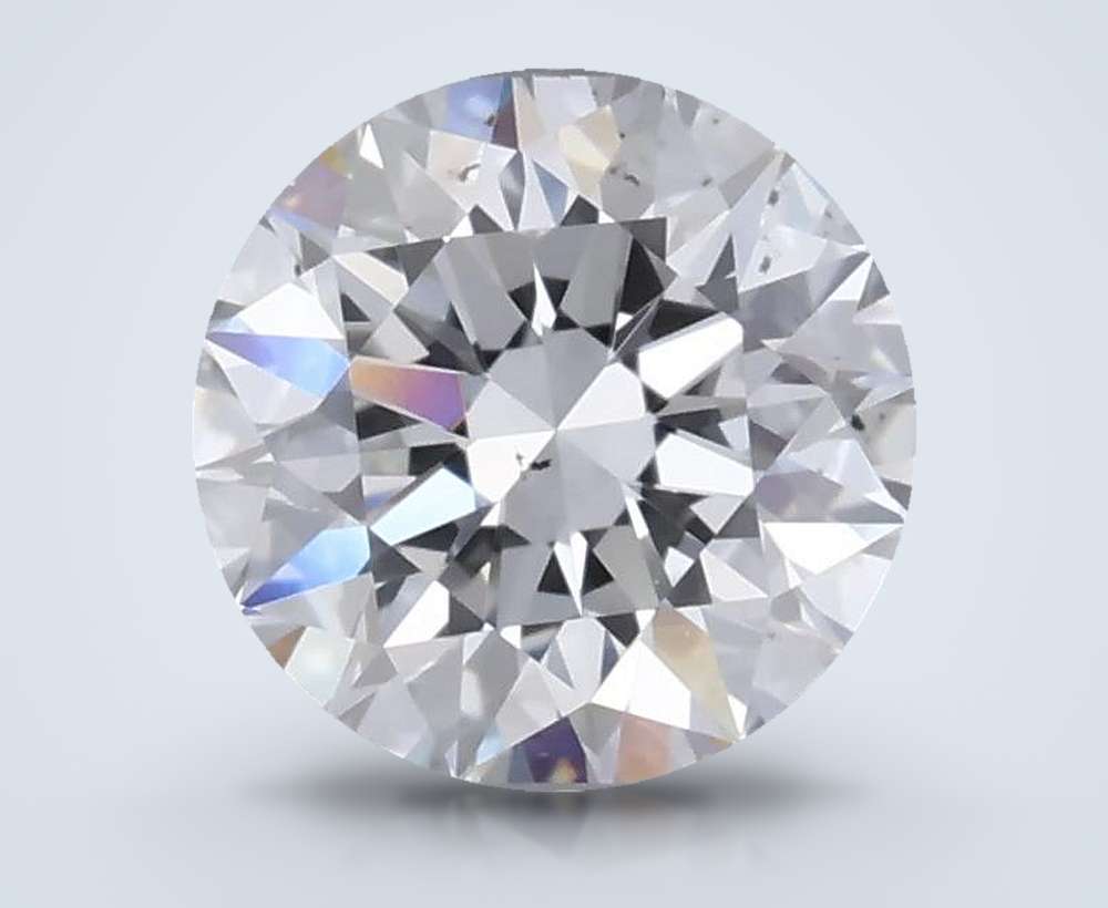 0.51 Carat Round Natural Diamond