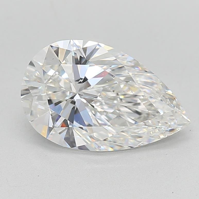 2.11ct F VS1 Rare Carat Ideal Cut Pear Lab Grown Diamond