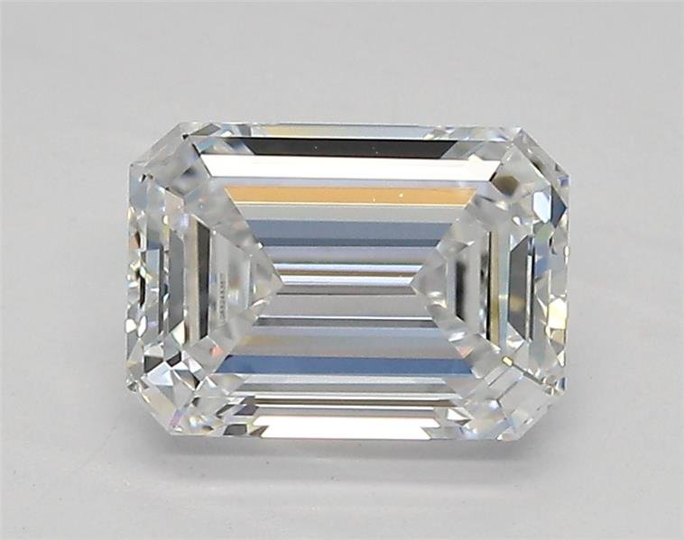 1.32ct D VVS2 Rare Carat Ideal Cut Emerald Lab Grown Diamond