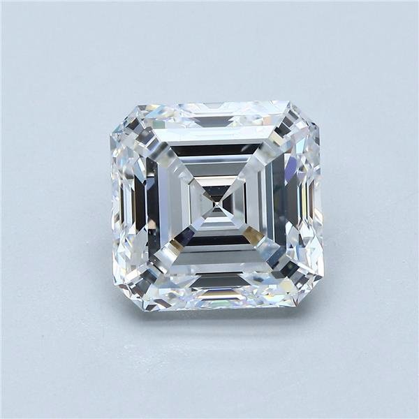 4.51ct D VS2 Rare Carat Ideal Cut Asscher Diamond