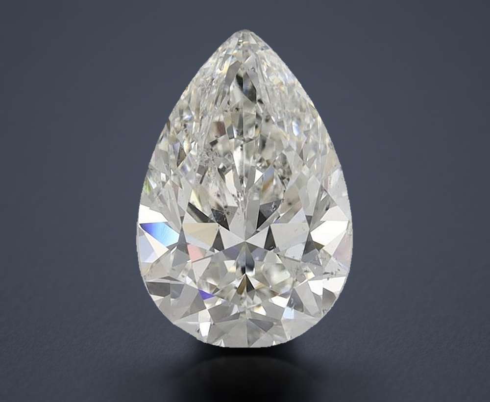 2.00 Carat Pear Natural Diamond