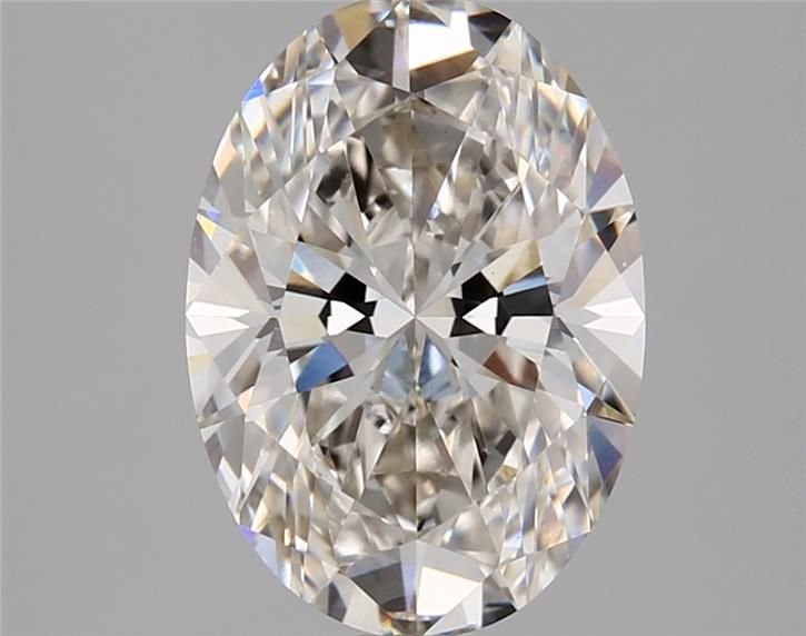 2.76ct I VS1 Rare Carat Ideal Cut Oval Lab Grown Diamond