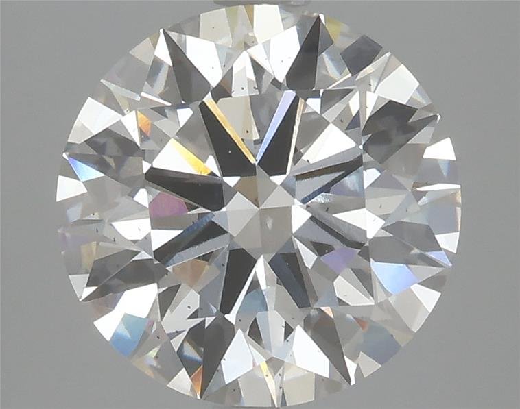 3.55ct F SI1 Rare Carat Ideal Cut Round Lab Grown Diamond