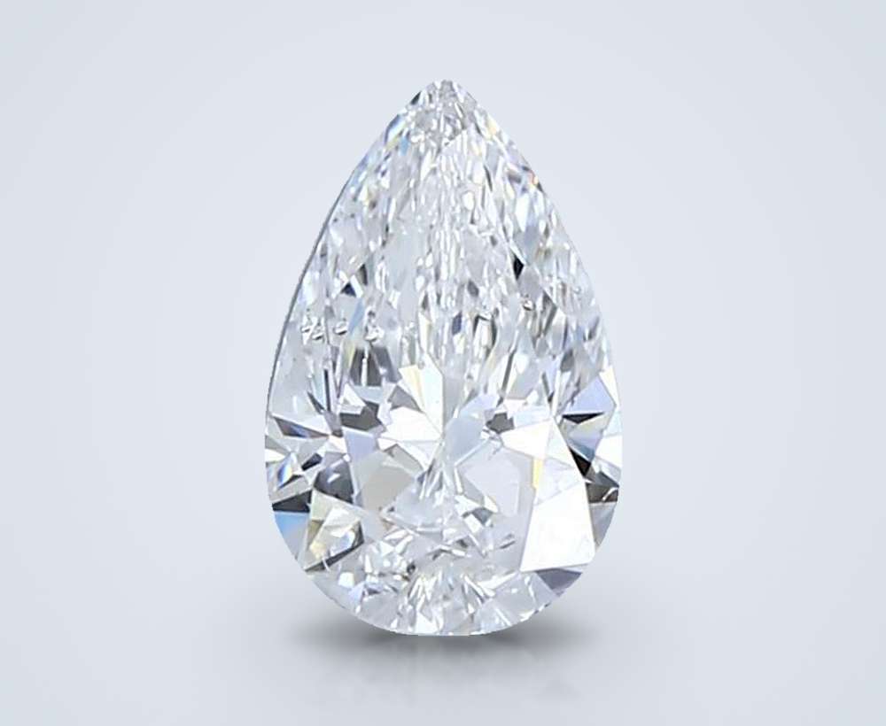 0.90 Carat Pear Natural Diamond