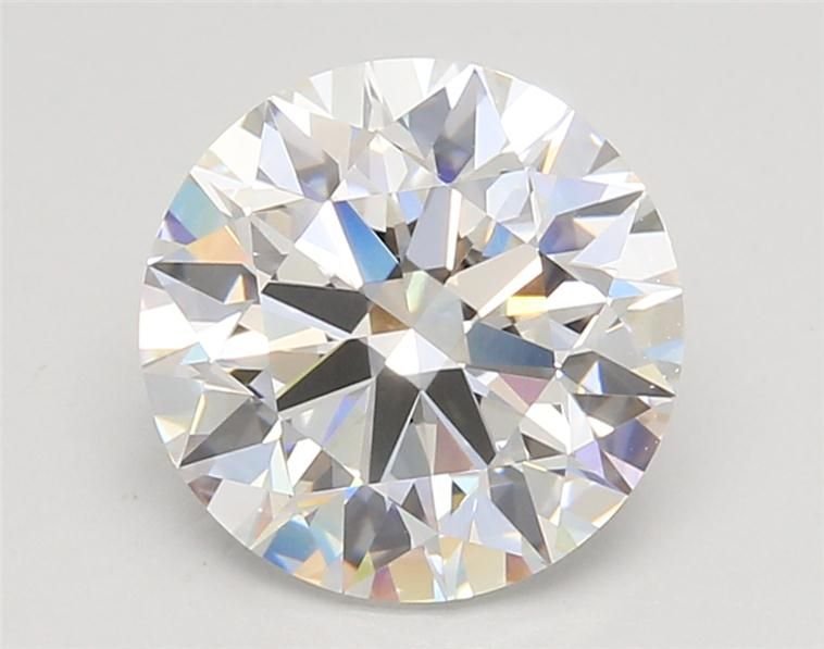 3.04ct F VVS2 Rare Carat Ideal Cut Round Lab Grown Diamond
