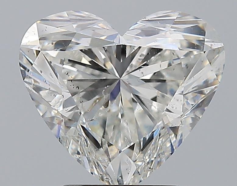 3.21ct H SI2 Excellent Cut Heart Diamond