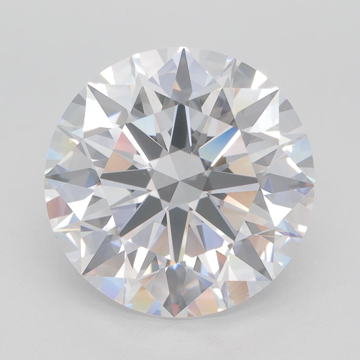 6.05ct D VVS2 Rare Carat Ideal Cut Round Lab Grown Diamond