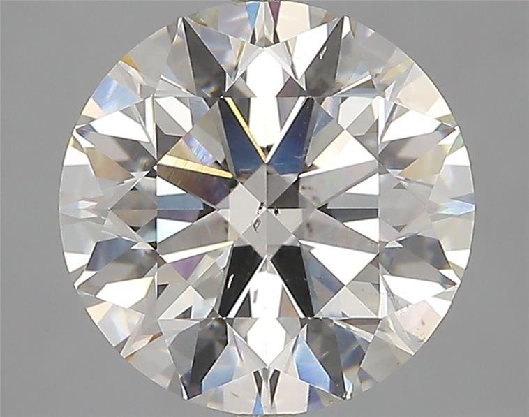 3.73ct J SI1 Rare Carat Ideal Cut Round Diamond