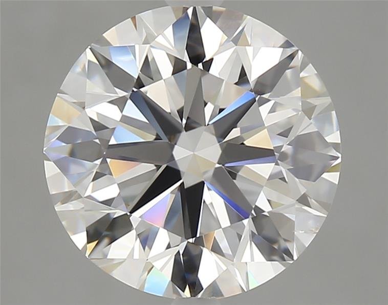 4.07ct G SI1 Rare Carat Ideal Cut Round Diamond