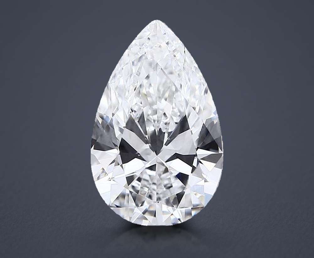2.86 Carat Pear Lab Diamond