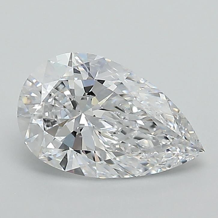 1.02ct D SI1 Rare Carat Ideal Cut Pear Lab Grown Diamond