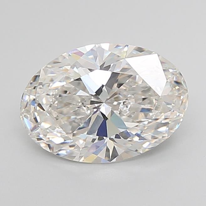 3.10ct F VVS2 Rare Carat Ideal Cut Oval Lab Grown Diamond