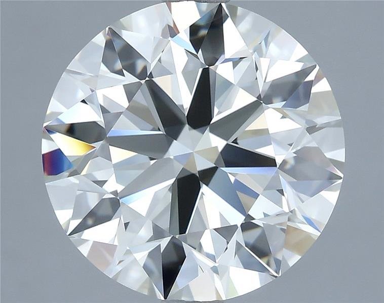 4.68ct J VVS1 Rare Carat Ideal Cut Round Diamond