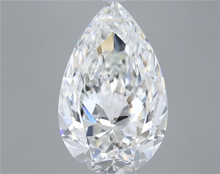 7.06ct G VVS2 Rare Carat Ideal Cut Pear Diamond
