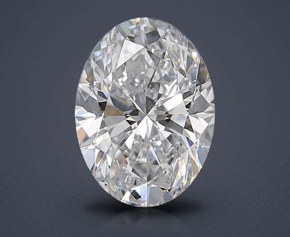 0.90 Carat Oval Natural Diamond