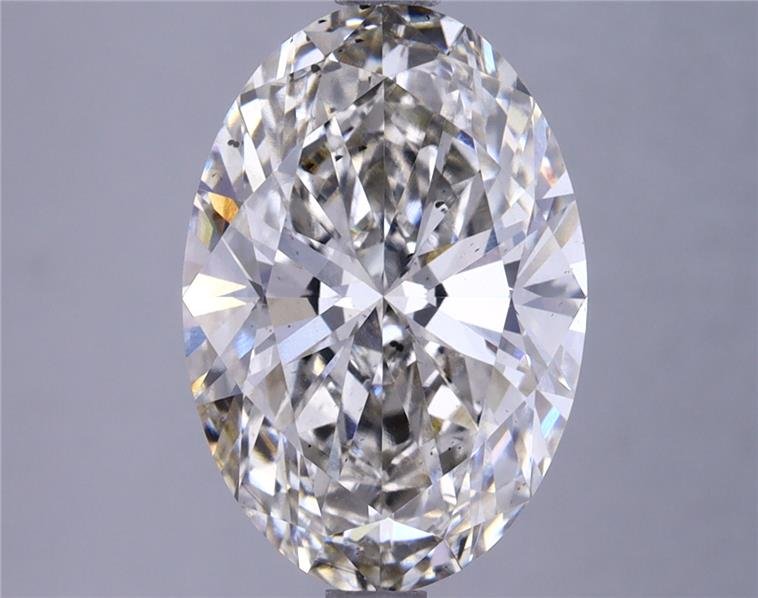 4.11ct I SI1 Rare Carat Ideal Cut Oval Lab Grown Diamond