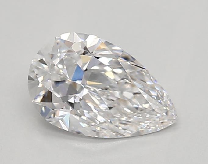 0.74ct D VVS2 Rare Carat Ideal Cut Pear Lab Grown Diamond