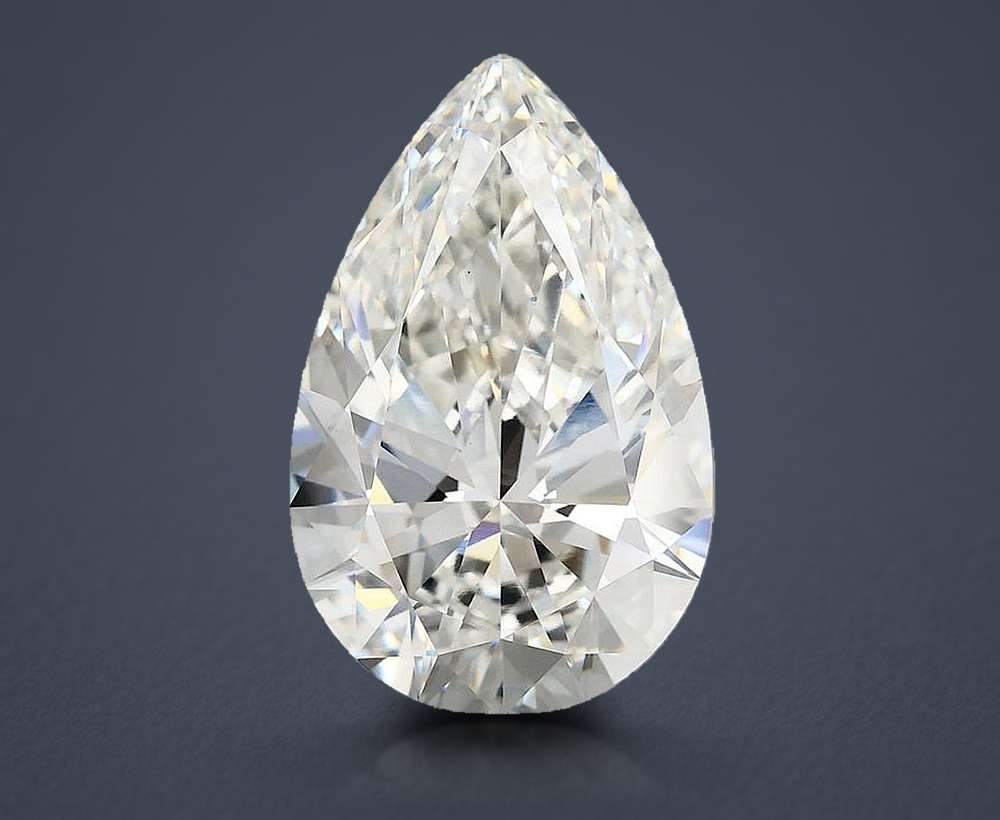 6.01 Carat Pear Lab Diamond