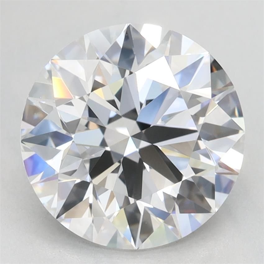 2.57ct D VVS1 Rare Carat Ideal Cut Round Lab Grown Diamond