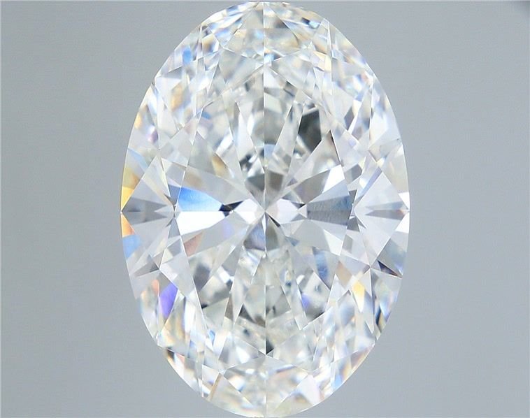12.59ct F VVS2 Rare Carat Ideal Cut Oval Lab Grown Diamond