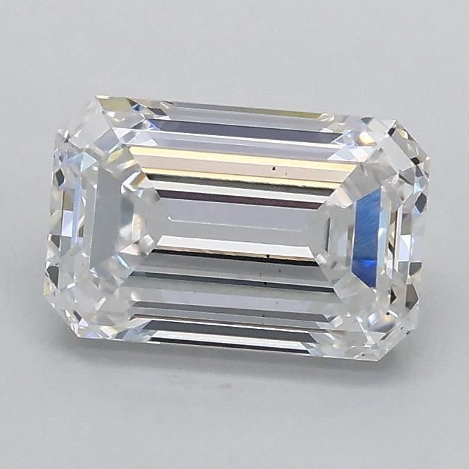 1.04ct D VS2 Rare Carat Ideal Cut Emerald Lab Grown Diamond