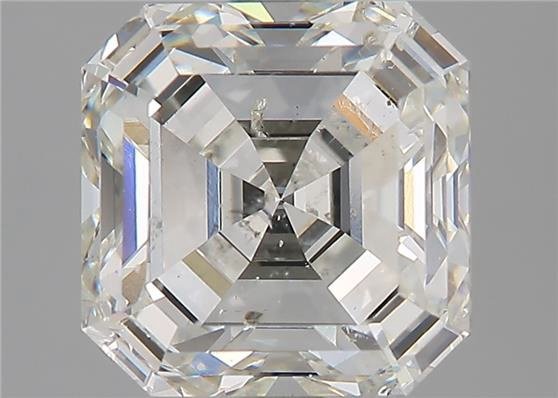 2.80ct J SI2 Rare Carat Ideal Cut Asscher Diamond