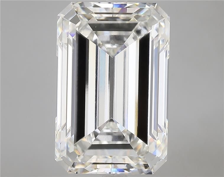 15.83ct F VVS2 Rare Carat Ideal Cut Emerald Lab Grown Diamond