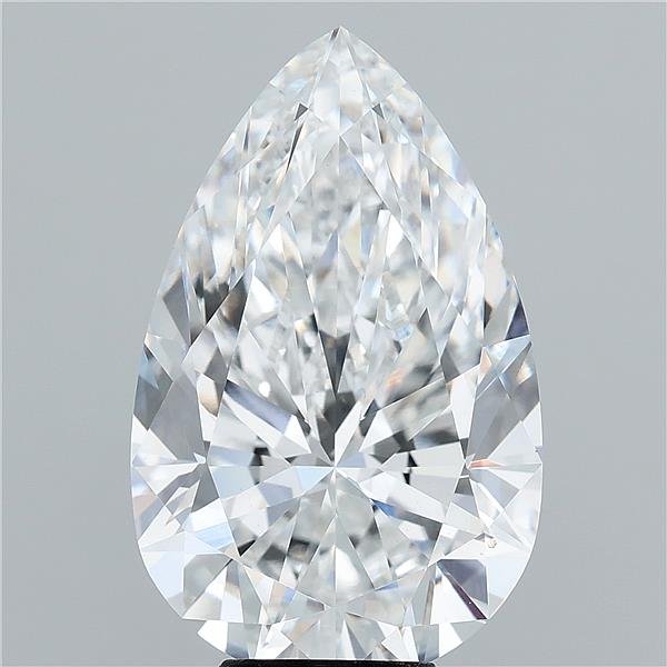 8.09 Carat Pear Lab Diamond