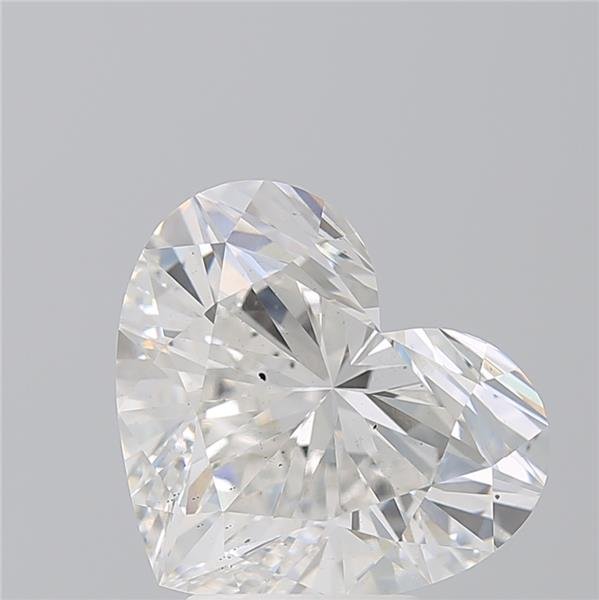 4.54ct F VS2 Rare Carat Ideal Cut Heart Lab Grown Diamond