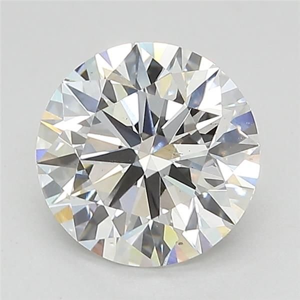 2.01ct D VS2 Rare Carat Ideal Cut Round Lab Grown Diamond