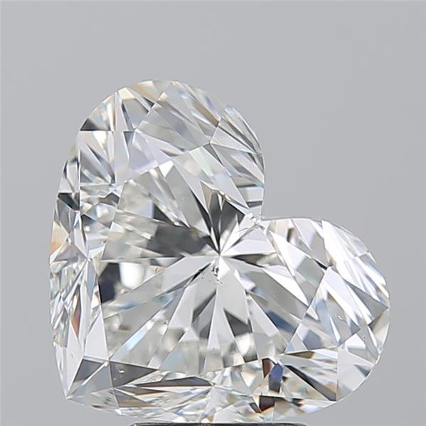 5.01ct H SI1 Rare Carat Ideal Cut Heart Diamond